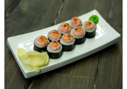 Запеченный ролл с курицей